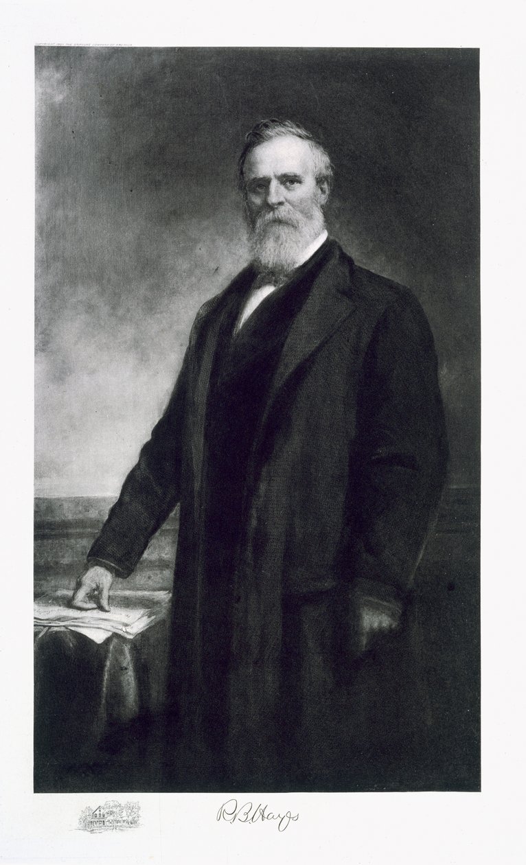 Rutherford B. Hayes, 19. Präsident der Vereinigten Staaten von Amerika, veröffentlicht 1901 von Daniel Huntington