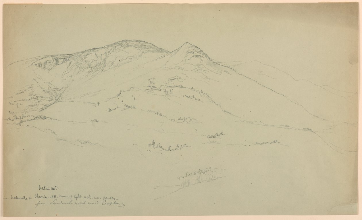 Welch Mountain in Waterville und Thornton, New Hampshire, von Sandwich Notch Road, Campton von Daniel Huntington