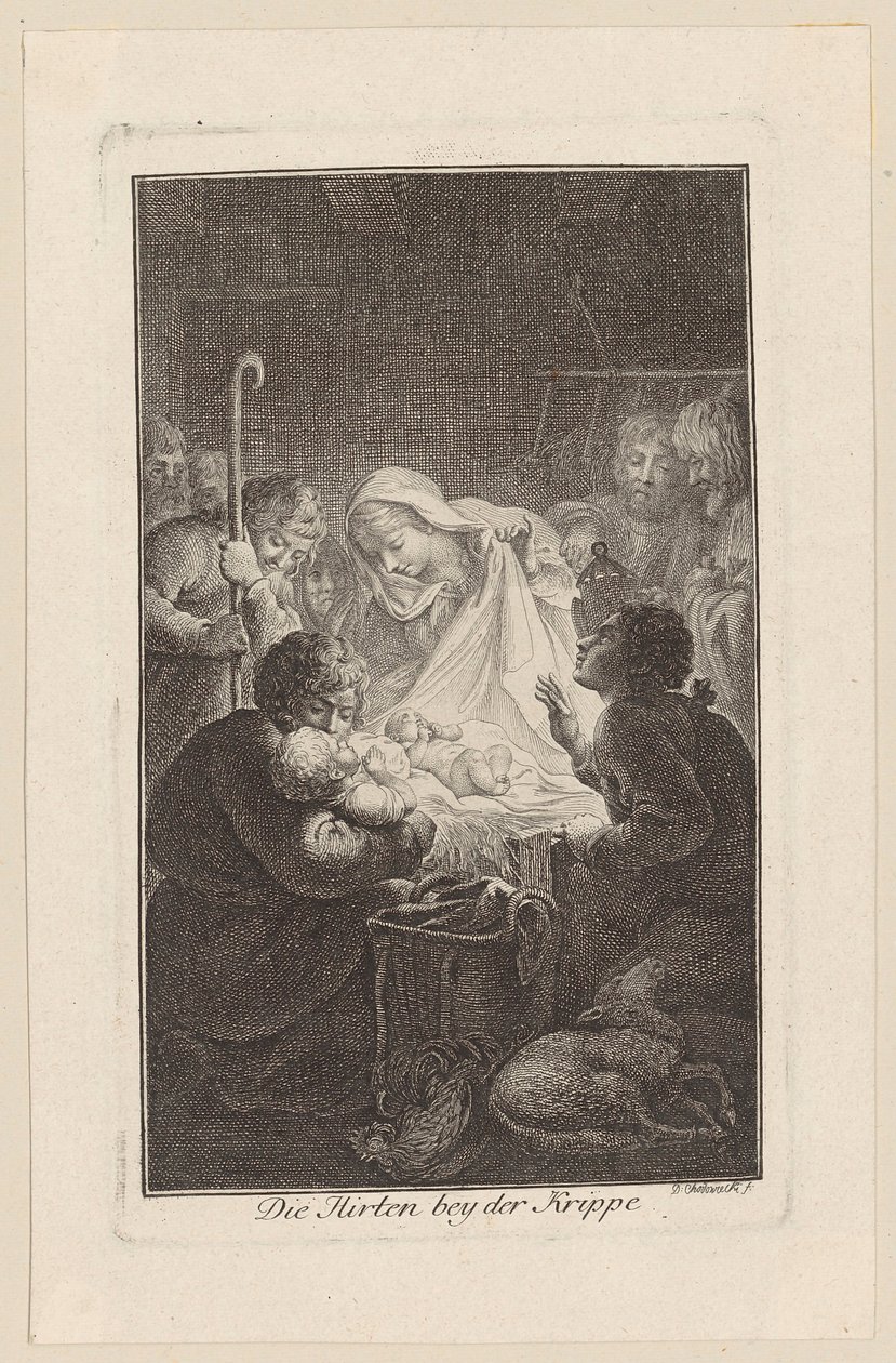 Anbetung der Hirten von Daniel Nikolaus Chodowiecki