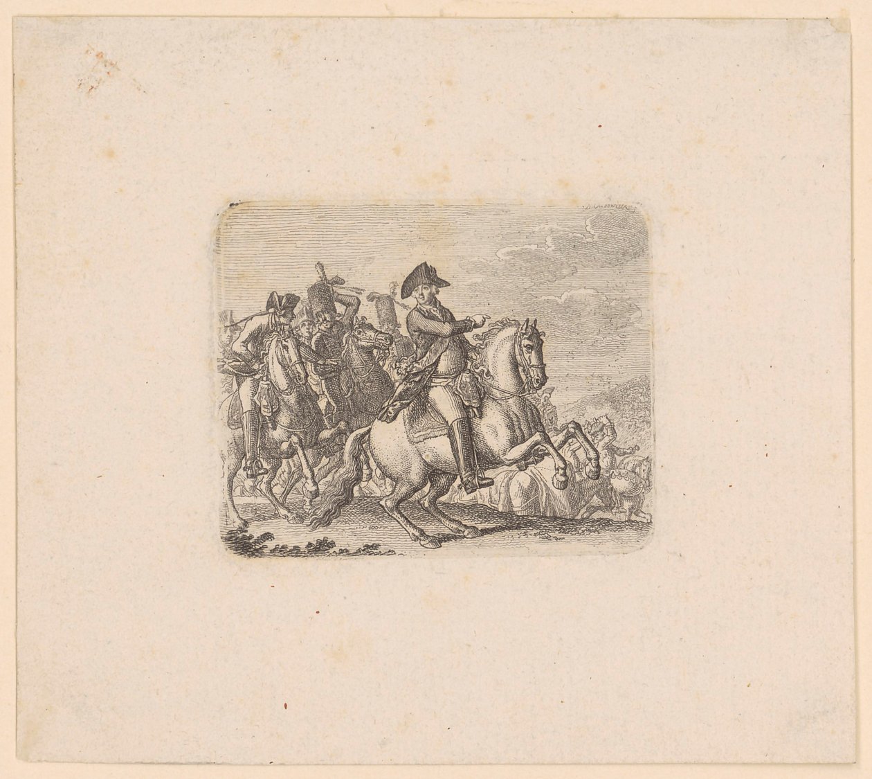 Ausmarsch der Preußischen Armee von Daniel Nikolaus Chodowiecki