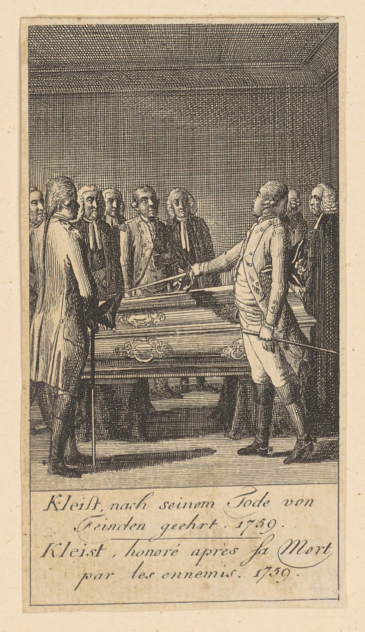 Blatt 9 der "Brandenburgischen Kriegsszenen" von Daniel Nikolaus Chodowiecki