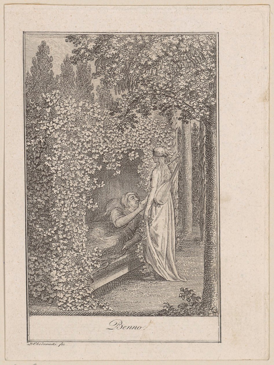 Kupfer zu "Benno" von August Wahlmann von Daniel Nikolaus Chodowiecki
