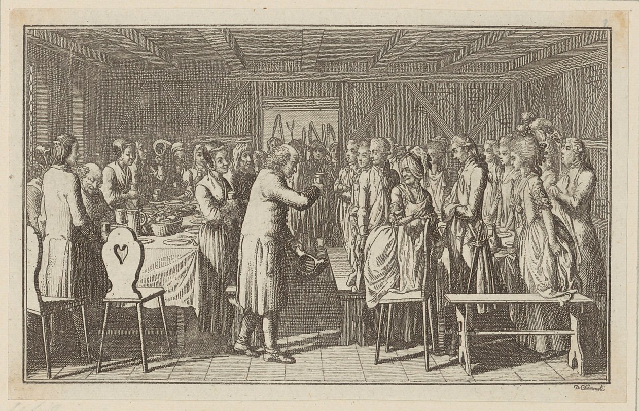 Paul Erdmanns Fest von Daniel Nikolaus Chodowiecki