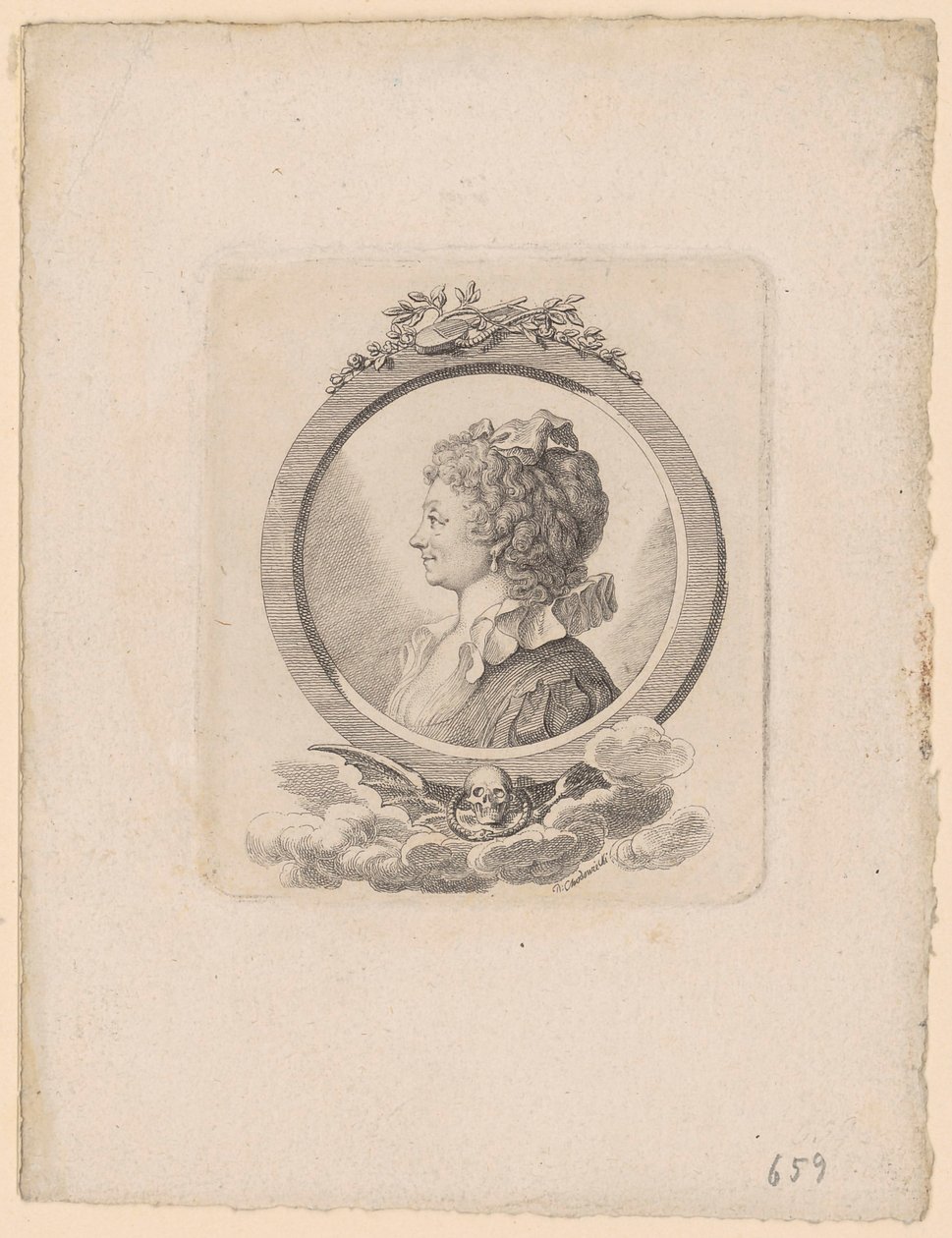 Porträt der Sophie Schwarz, geborene Becker von Daniel Nikolaus Chodowiecki