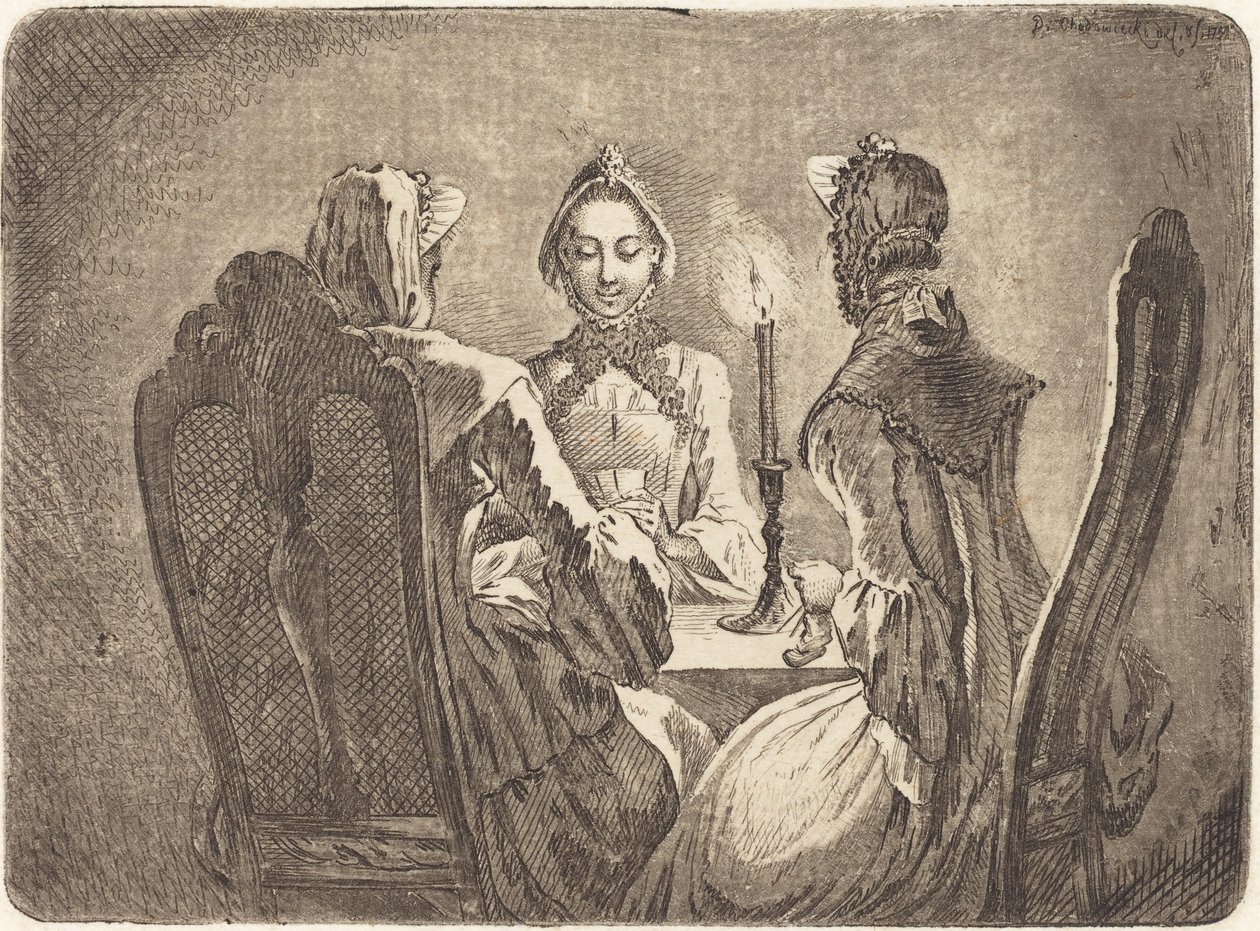 Das Kartenspiel von Daniel Nikolaus Chodowiecki