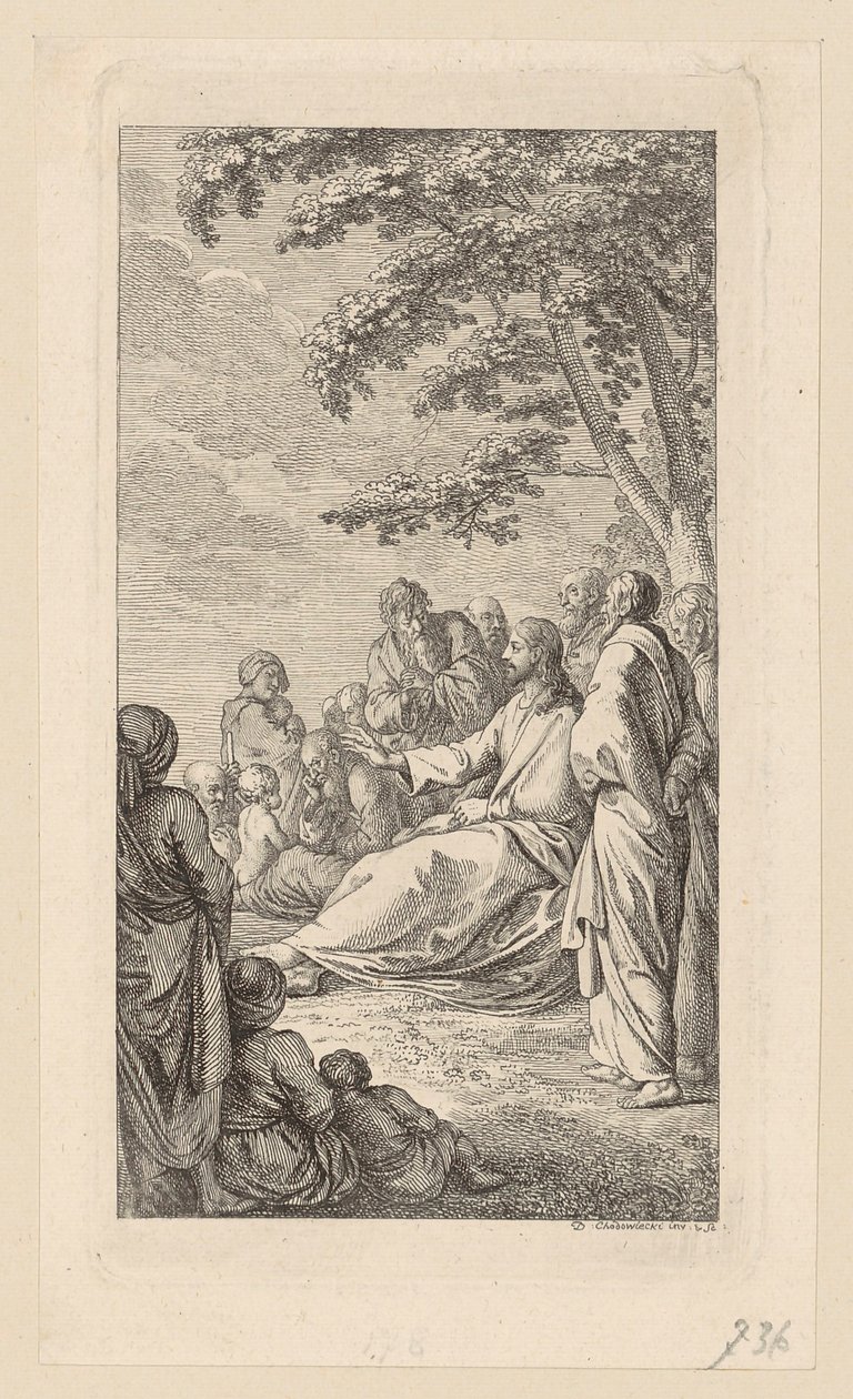Titelkupfer zu Basedows Gesangbuch, 2. Band von Daniel Nikolaus Chodowiecki