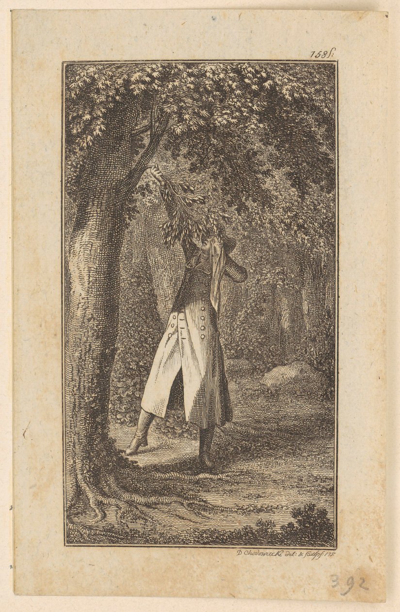 Titelkupfer zu Schummels "Wilhelm von Blumenthal", zweiter Teil von Daniel Nikolaus Chodowiecki