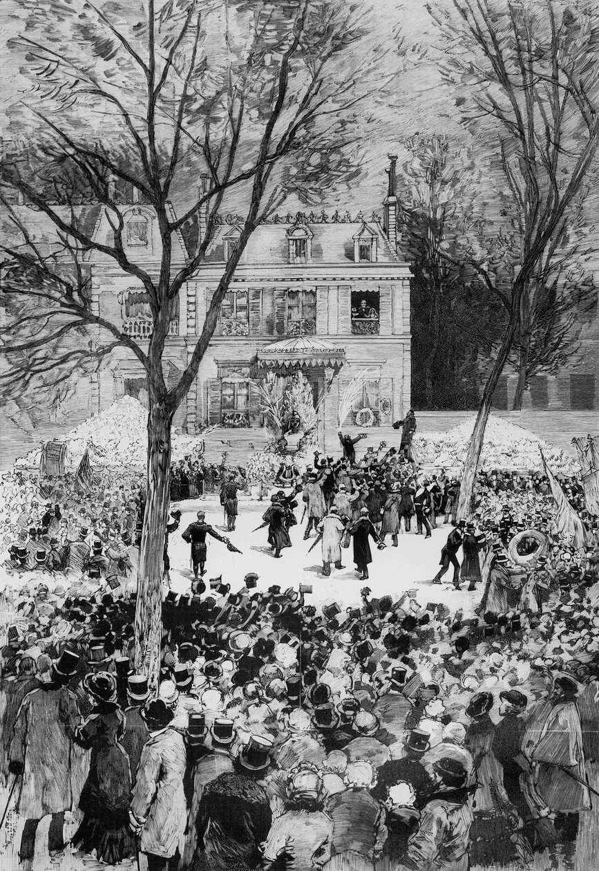 Feier zum 80. Geburtstag von Victor Hugo (180285) aus 'Le Monde