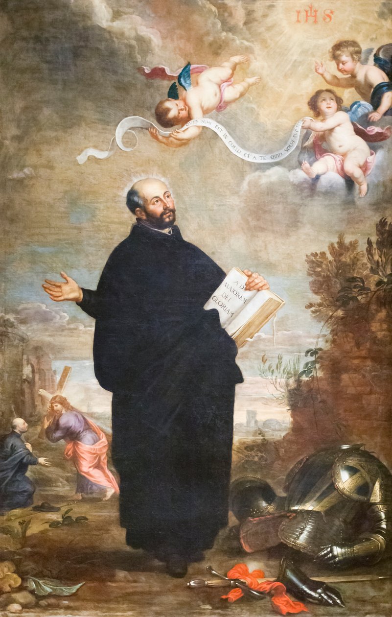 Heiliger Ignatius von Loyola von Daniel & Wildens Jan (1586-1653) Seghers
