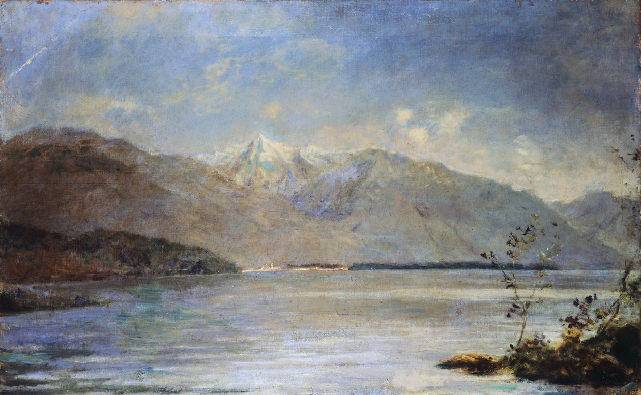 Ascona mit Blick auf die Inseln Saint-Leger von Danielle Ranzoni