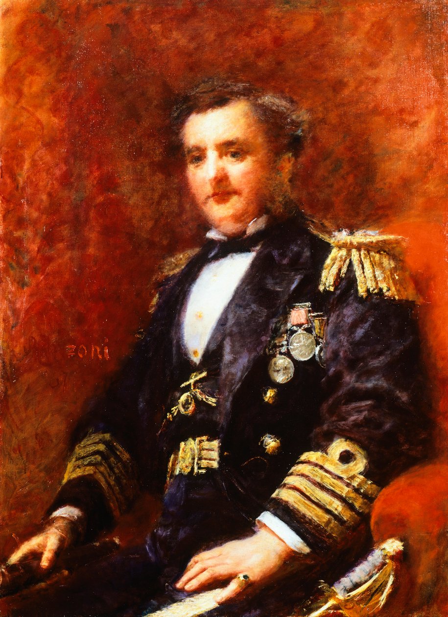 Porträt von Admiral Mervyn Medlycott von Danielle Ranzoni