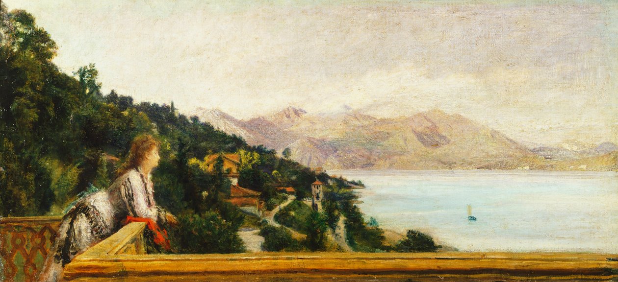Blick auf den Lago Maggiore von der Villa von Ada Troubetzkoy von Danielle Ranzoni