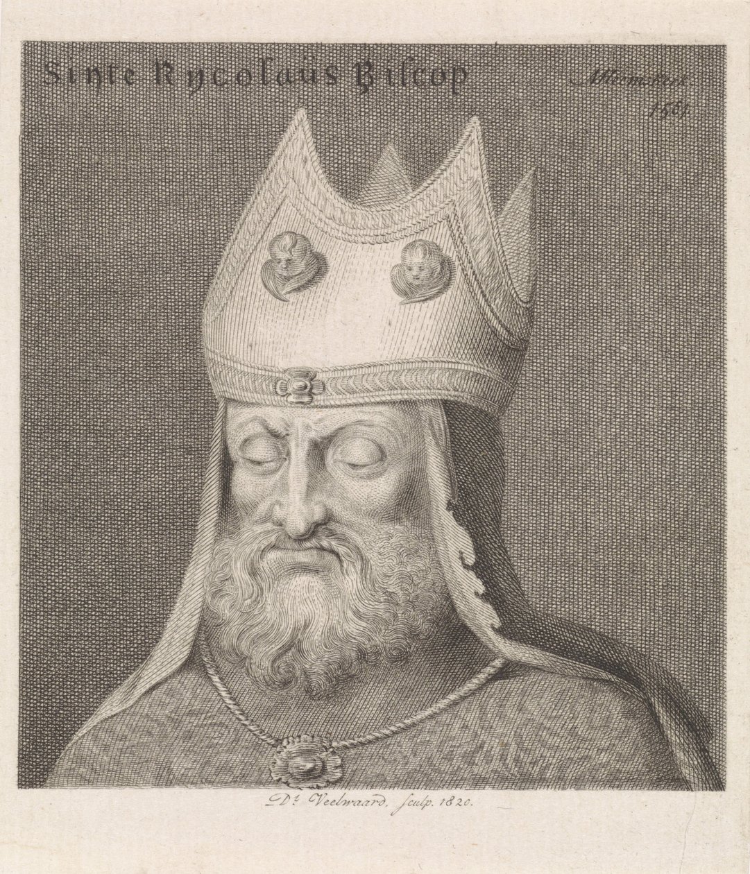 Porträt eines Bischofs von Daniël Veelwaard (I)