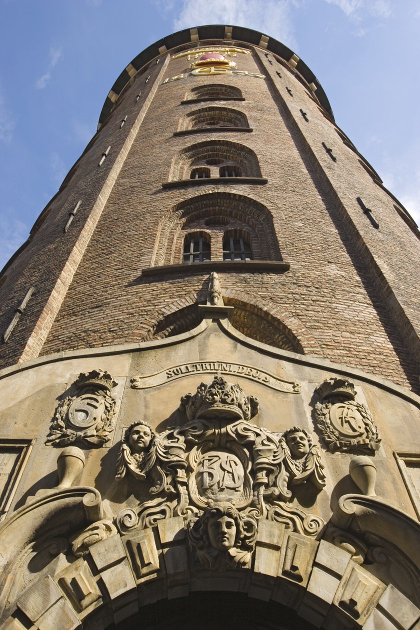Außenansicht des Turms, fertiggestellt 1643 von Danish School