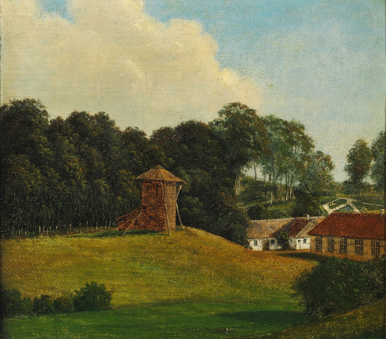 Parti fra "Mariendal ved Assens" von Dankvart Dreyer