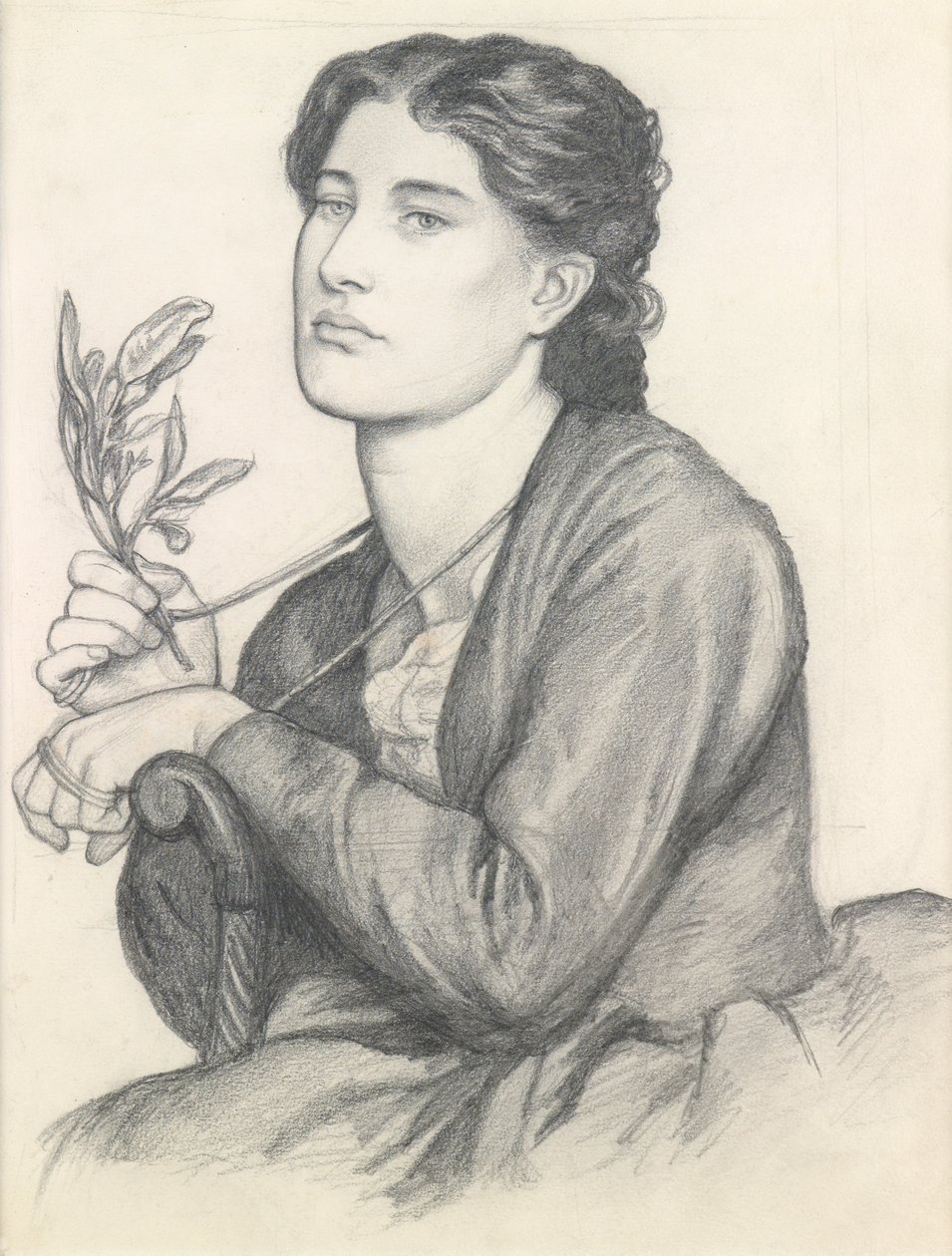 Der Lorbeer von Dante Gabriel Charles Rossetti: Kunstdruck
