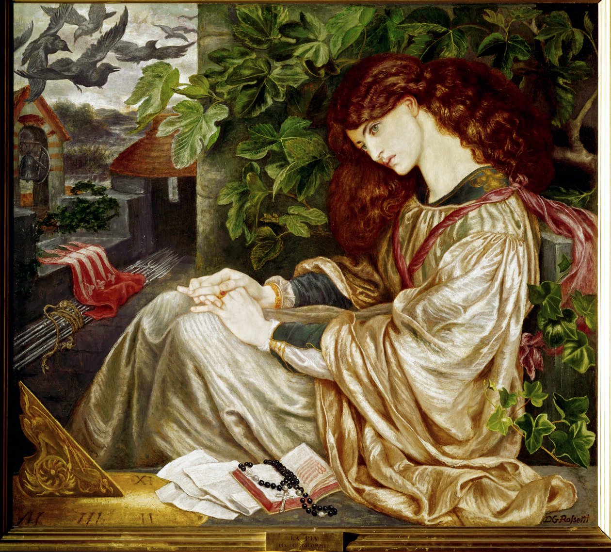 La Pia von Dante Gabriel (after) Rossetti