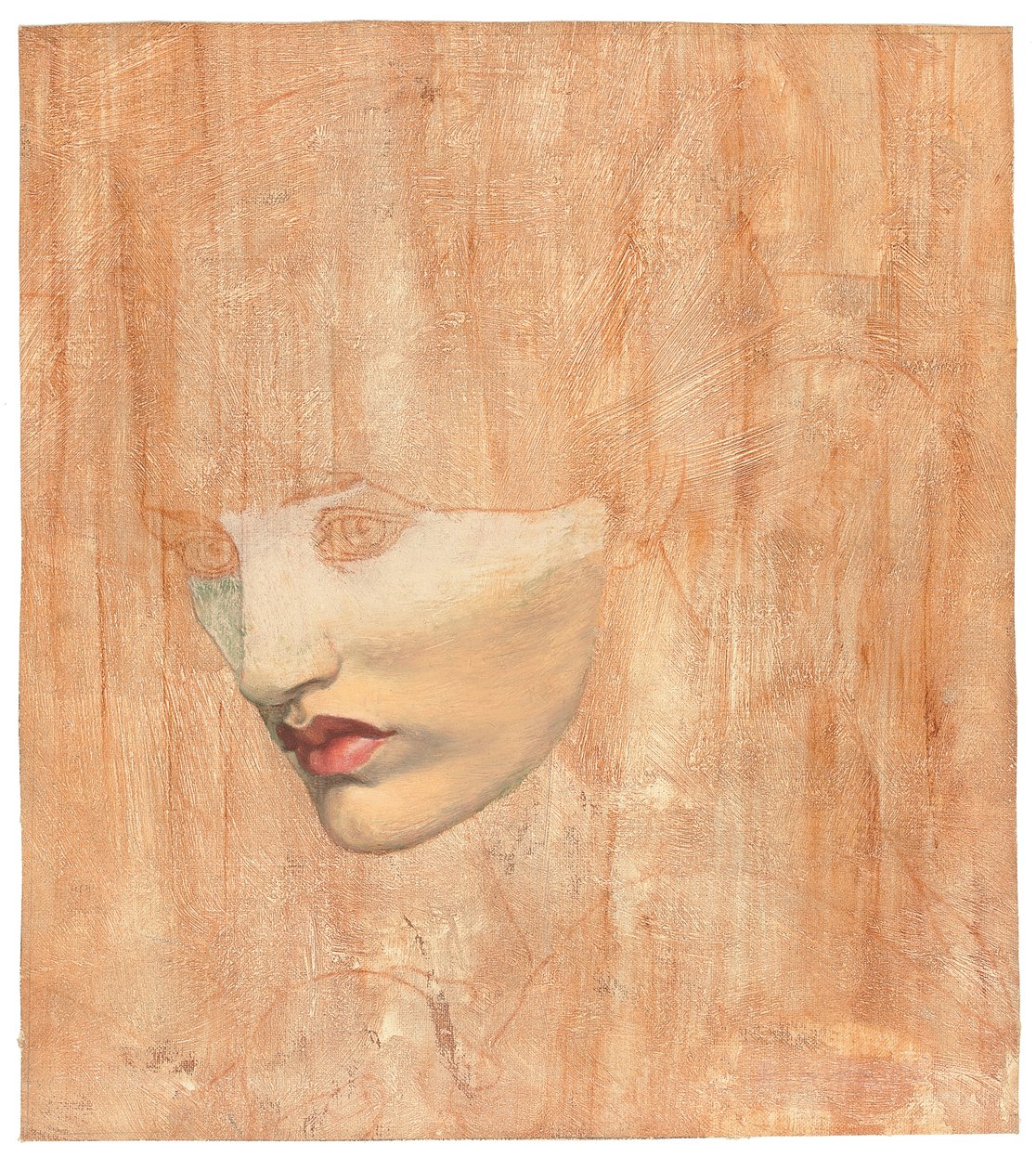 Kopf der Proserpina, 1872 von Dante Gabriel Charles Rossetti