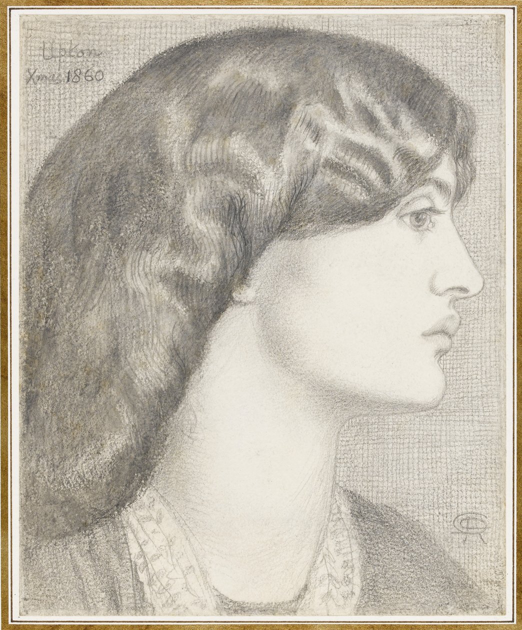 Mrs. William Morris, 1860 von Dante Gabriel Charles Rossetti
