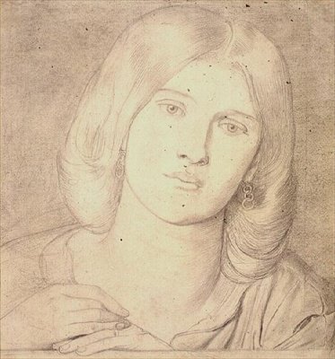 Miss Fanny Cornforth, ca. 1860 von Dante Gabriel Charles Rossetti