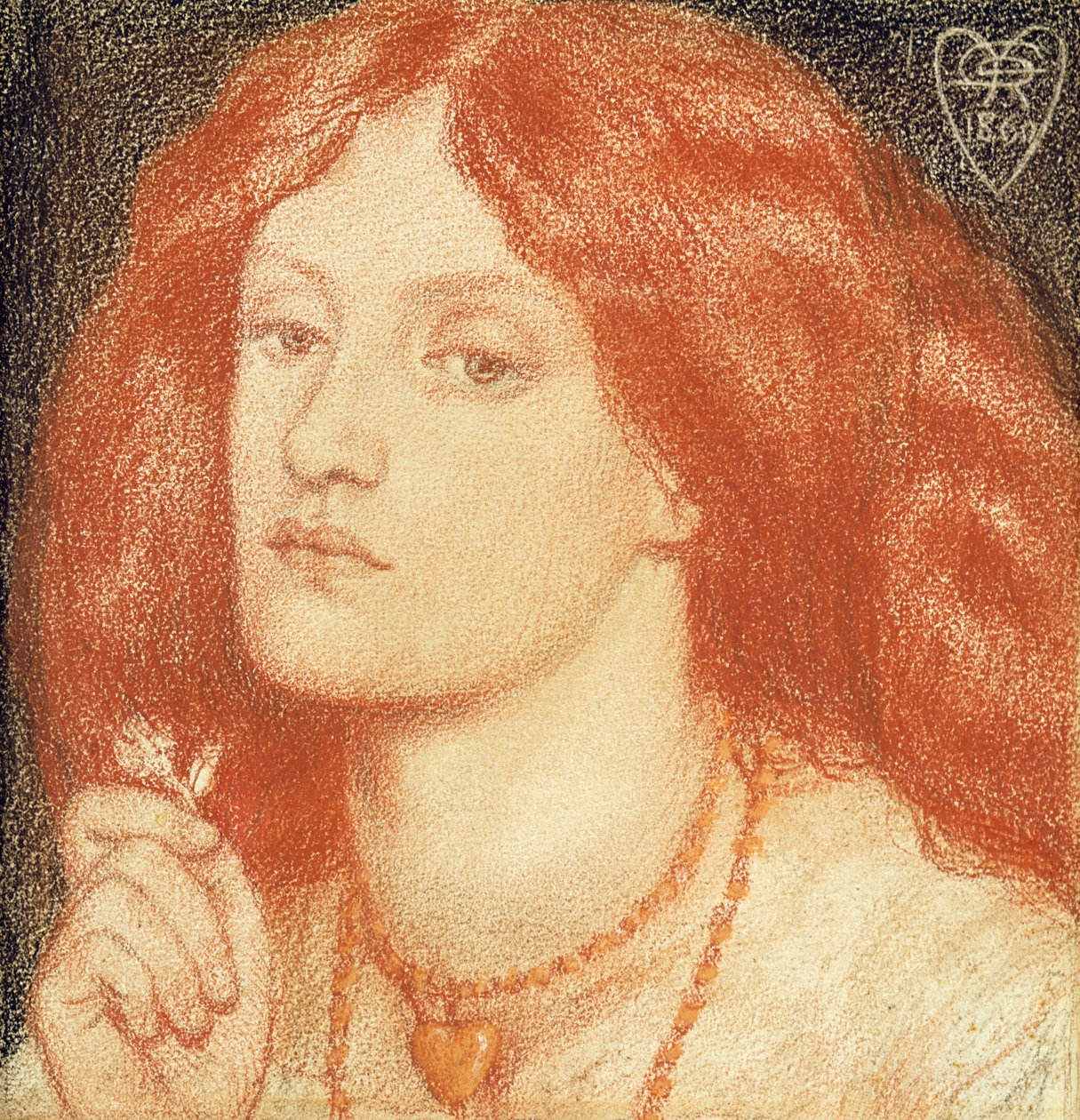 Porträt von Elizabeth Siddal (1834-62) von Dante Gabriel Charles Rossetti