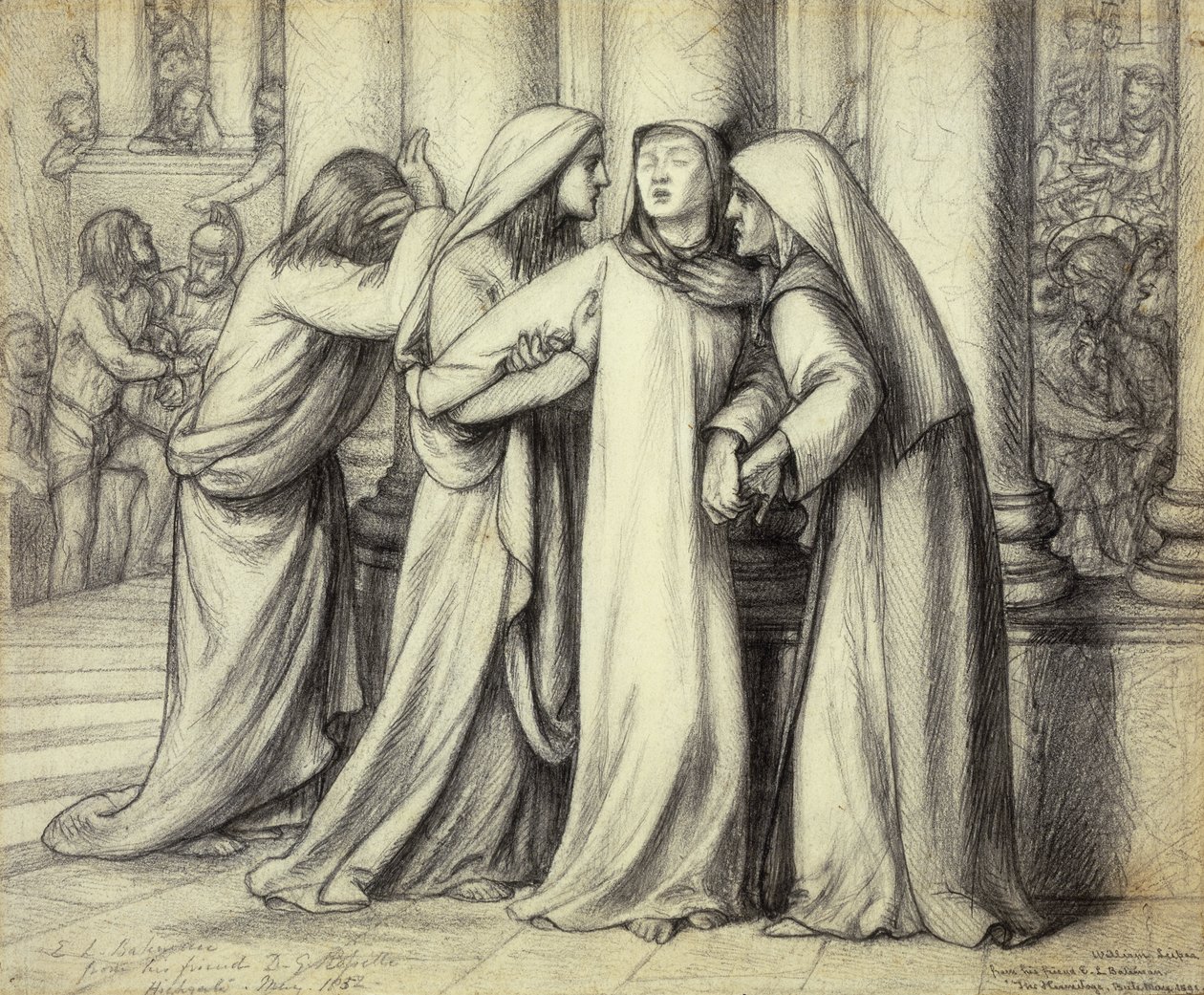 Die Jungfrau Maria wird getröstet, 1891 von Dante Gabriel Charles Rossetti