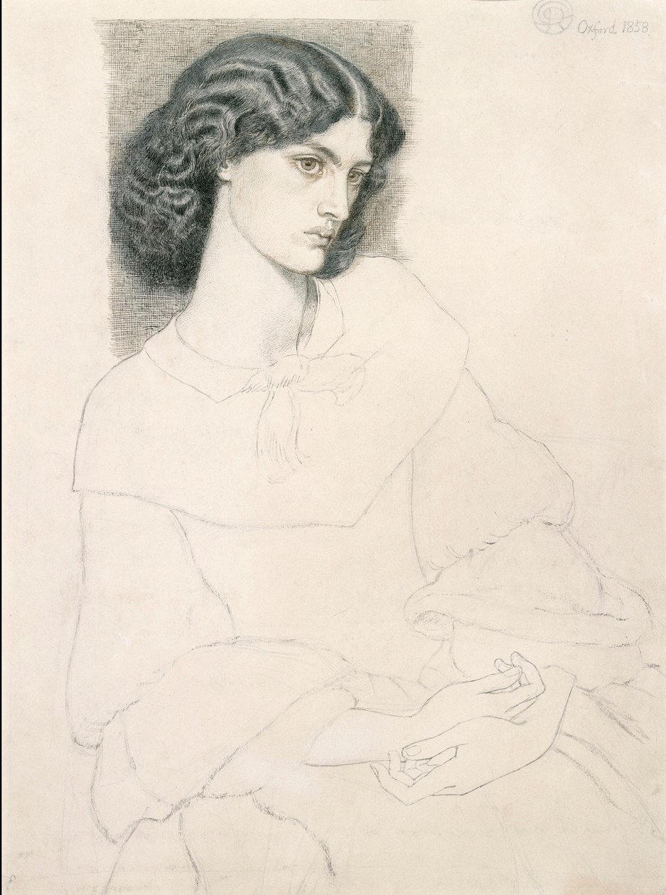Jane Burden (1840-1914) von Dante Gabriel Rossetti