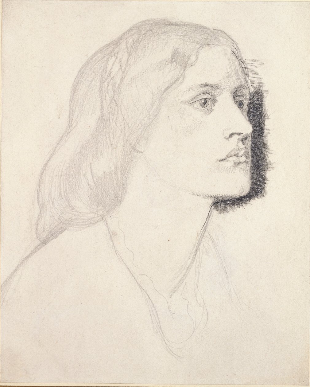 Porträt von Miss Ruth Herbert, wahrscheinlich 1858 von Dante Gabriel Rossetti