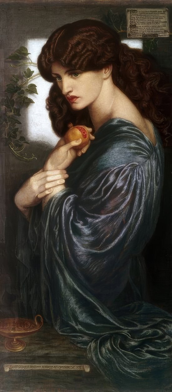 Proserpina von Dante Gabriel Charles Rossetti: Kunstdruck