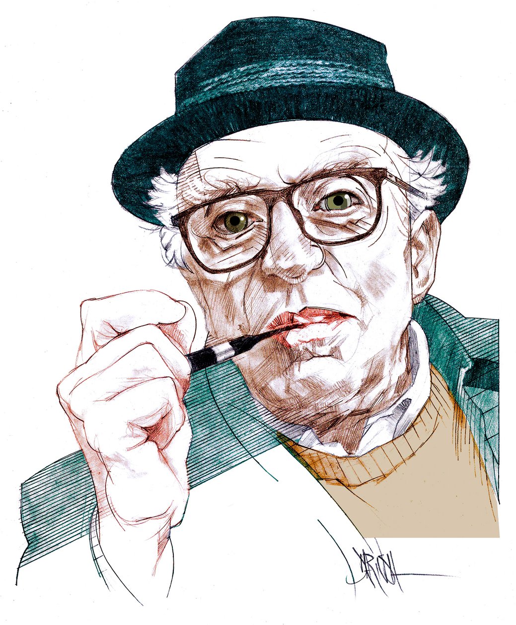 Luigi Malerba, 2020 von Dariush Radpour