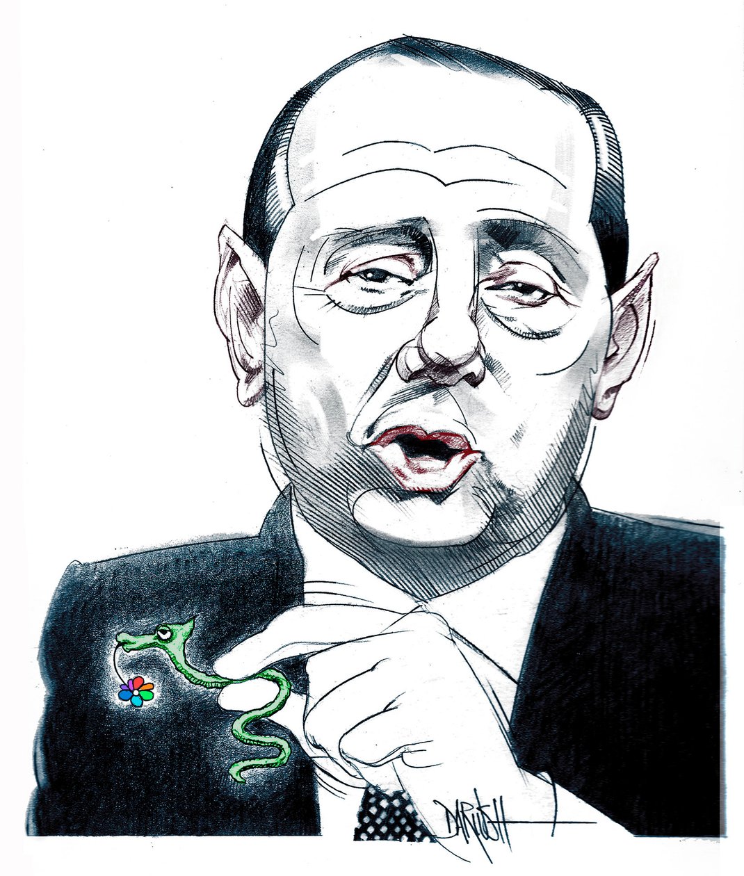 Silvio Berlusconi, 2024 von Dariush Radpour