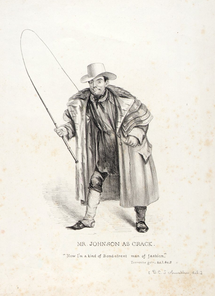 Herr Johnson als Crack von David Claypoole Johnston
