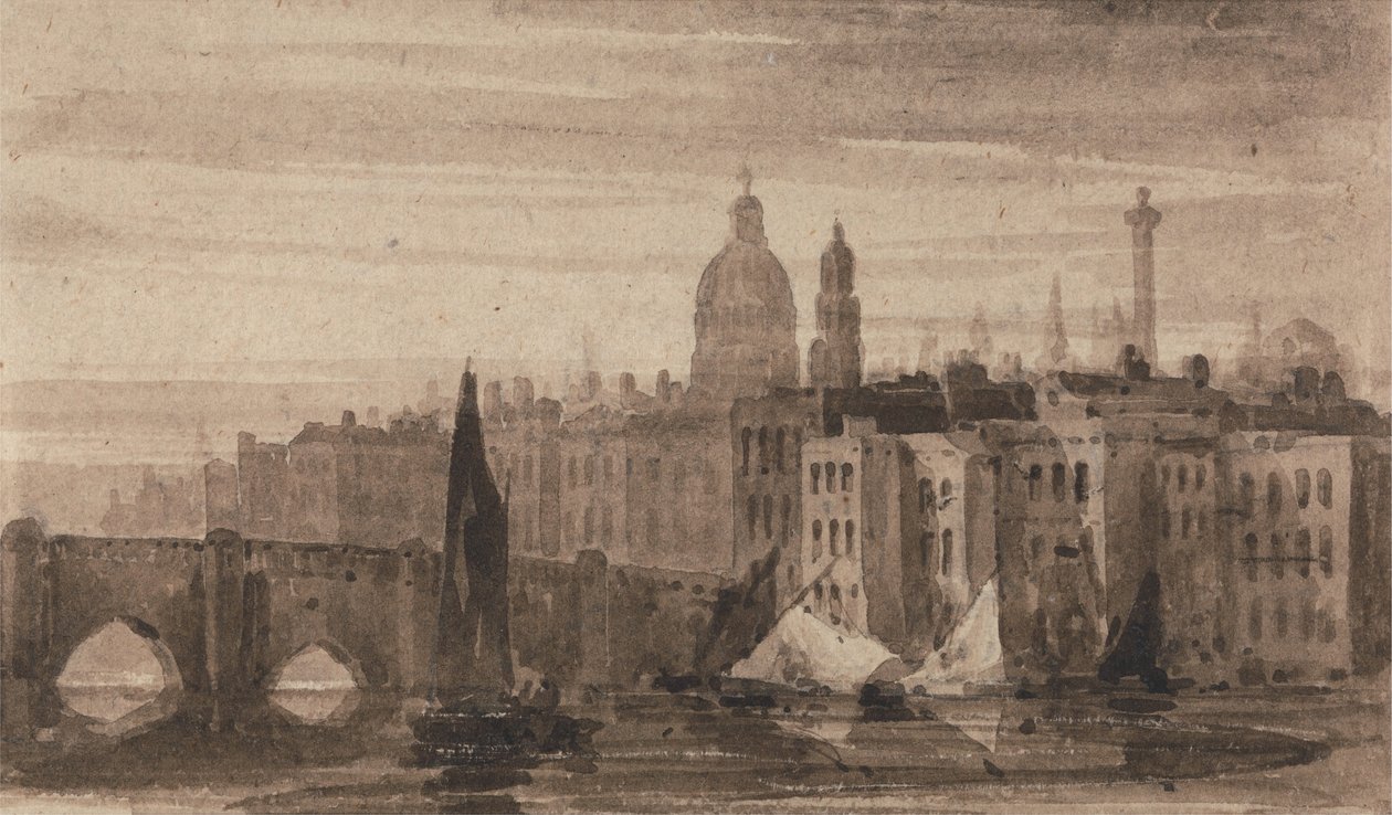 Alte London Bridge und St. Paul