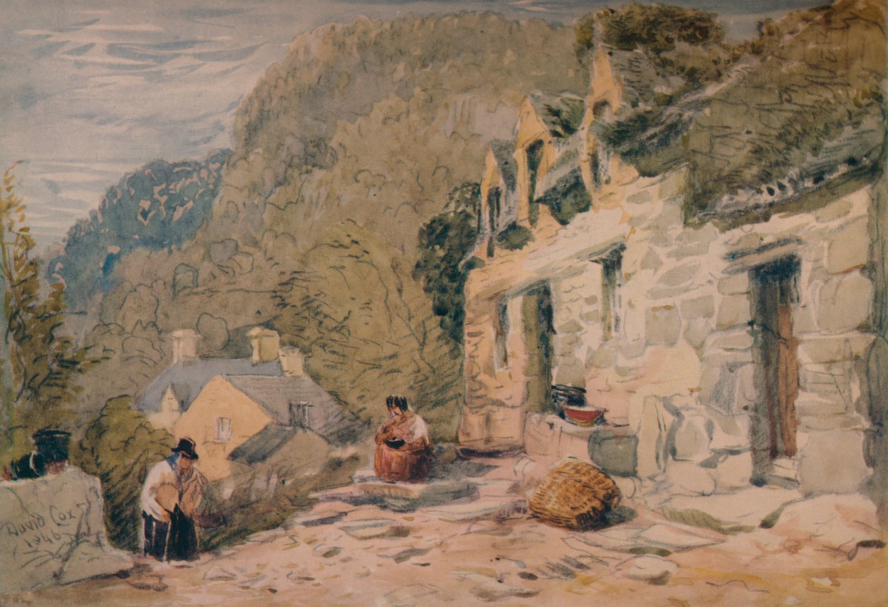 Black Jacks Cottage, Bettws-y-Coed, 1846 von David Cox the elder