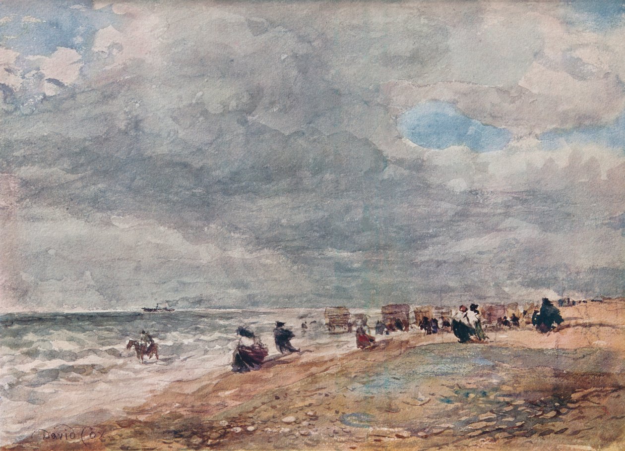 Rhyl Sands, um 1850 von David Cox the elder