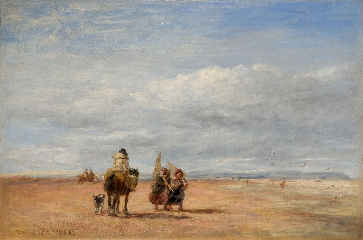 Die Garnelenfischer von David Cox the elder