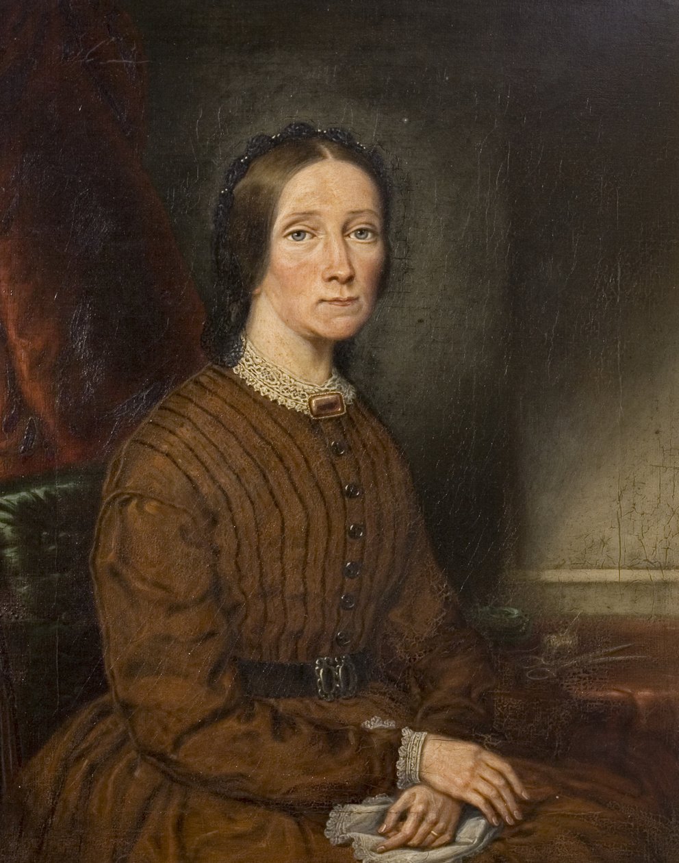 Die Frau des Malers Harriet (1809–1868), ca. 1868 von David Gee