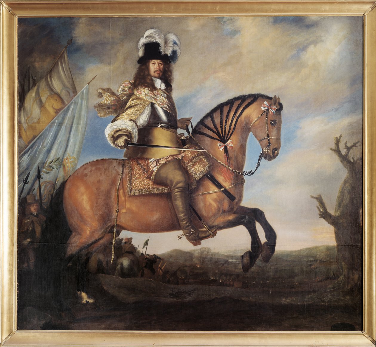 Porträt, Mann von David Klöcker Ehrenstrahl