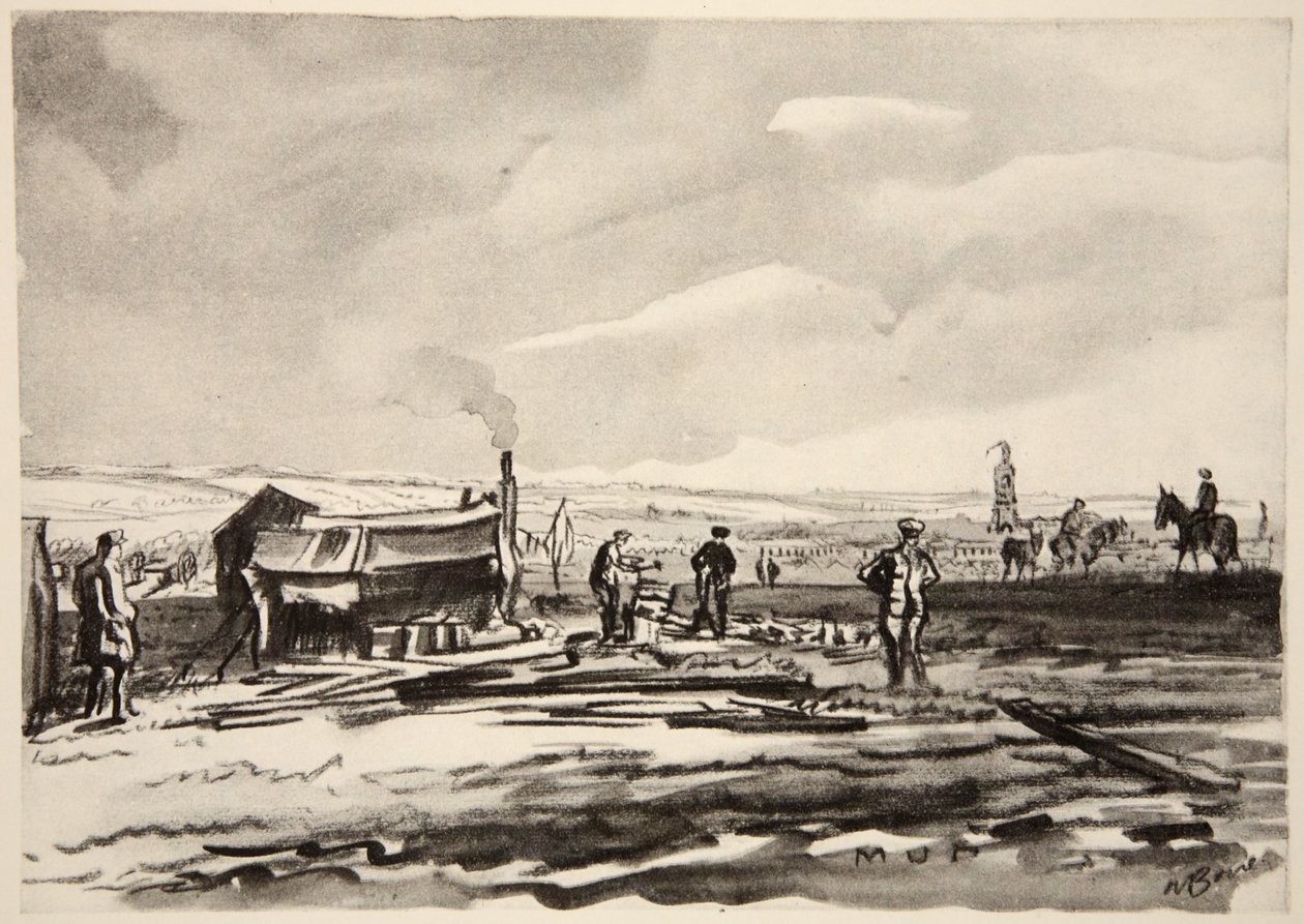An der Somme: Schlamm, Illustration aus 