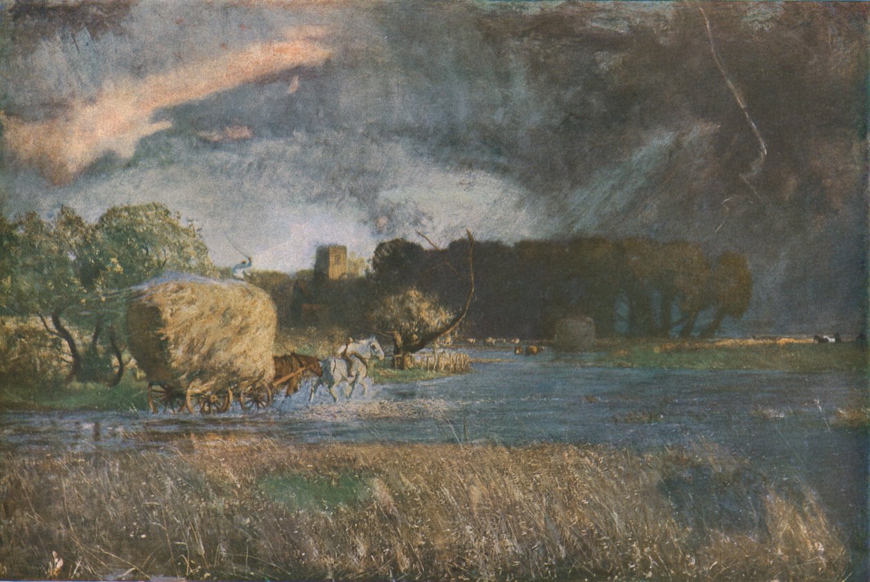Heuernte in Hampshire, ca. 1891, ca. 1930 von David Murray