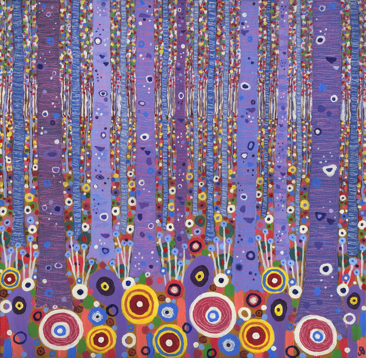 Lila Wald 1, 2012 von David Newton