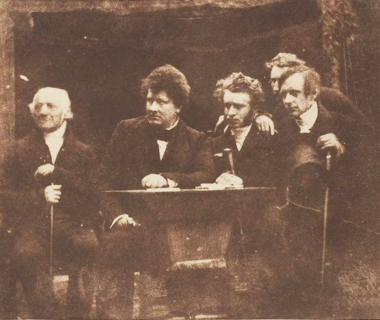 Cunningham, Begg, John Hamilton, Guthrie, 1843-47. Schöpfer: David Octavius Hill, Robert Adamson, Hill & Adamson von Hill and Adamson