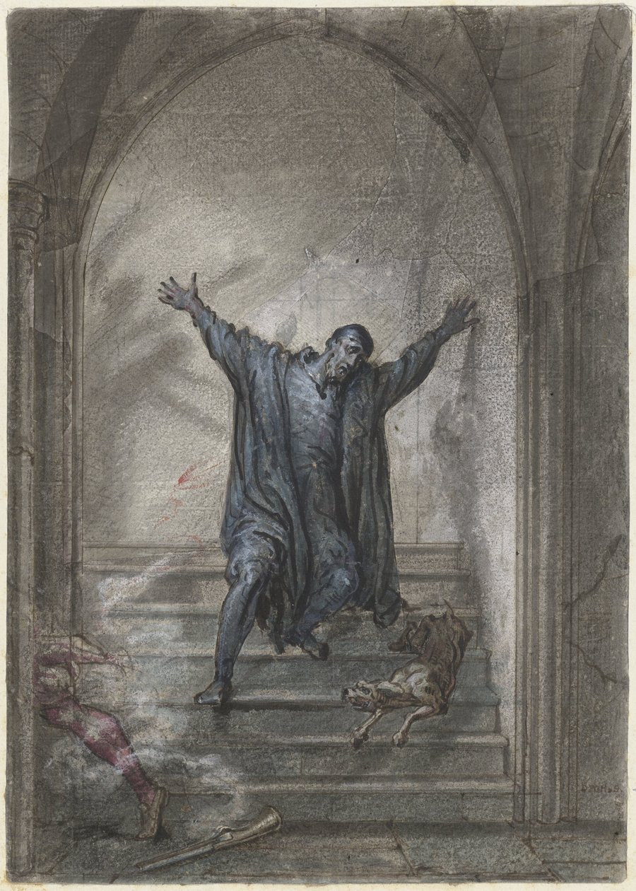 Der Mord an Wilhelm von Oranien von David Pièrre Giottino Humbert de Superville