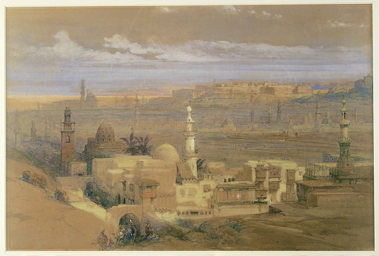 Ein Blick auf Kairo von David Roberts