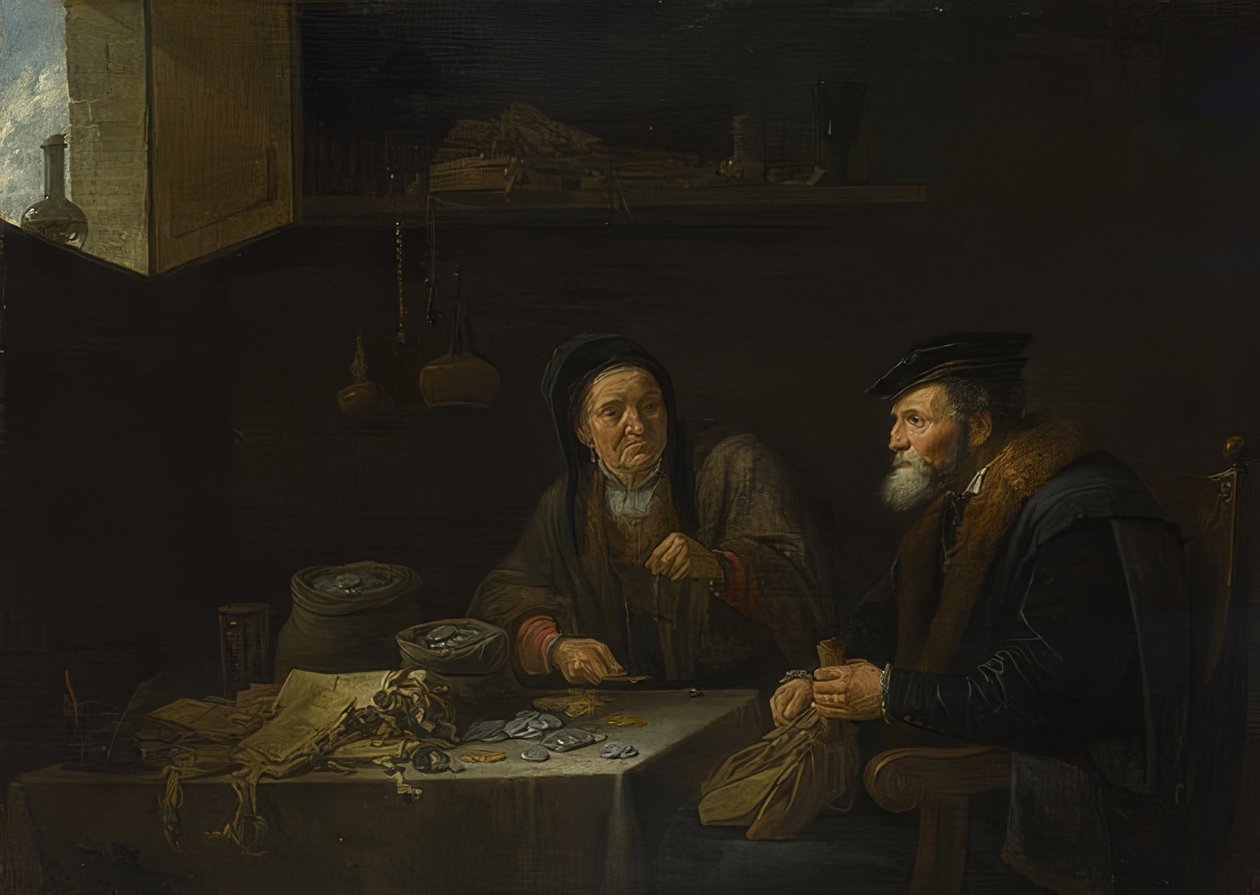 Das Gleichnis vom reichen Kornbauern von David Teniers the Elder