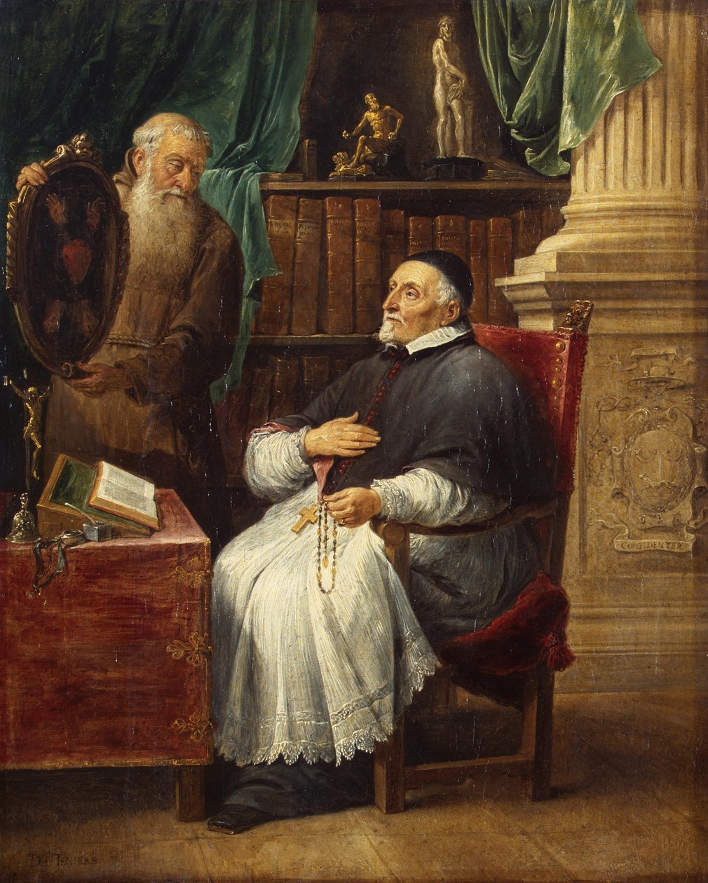 Porträt von Bischof Antonius Triest und seinem Bruder Eugene, einem Kapuziner von David Teniers the Younger