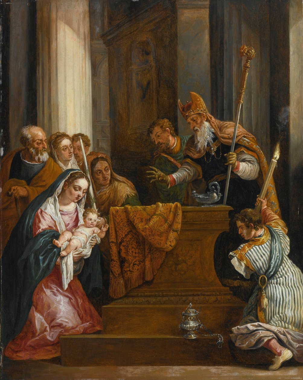 Die Darstellung im Tempel von David Teniers the Younger