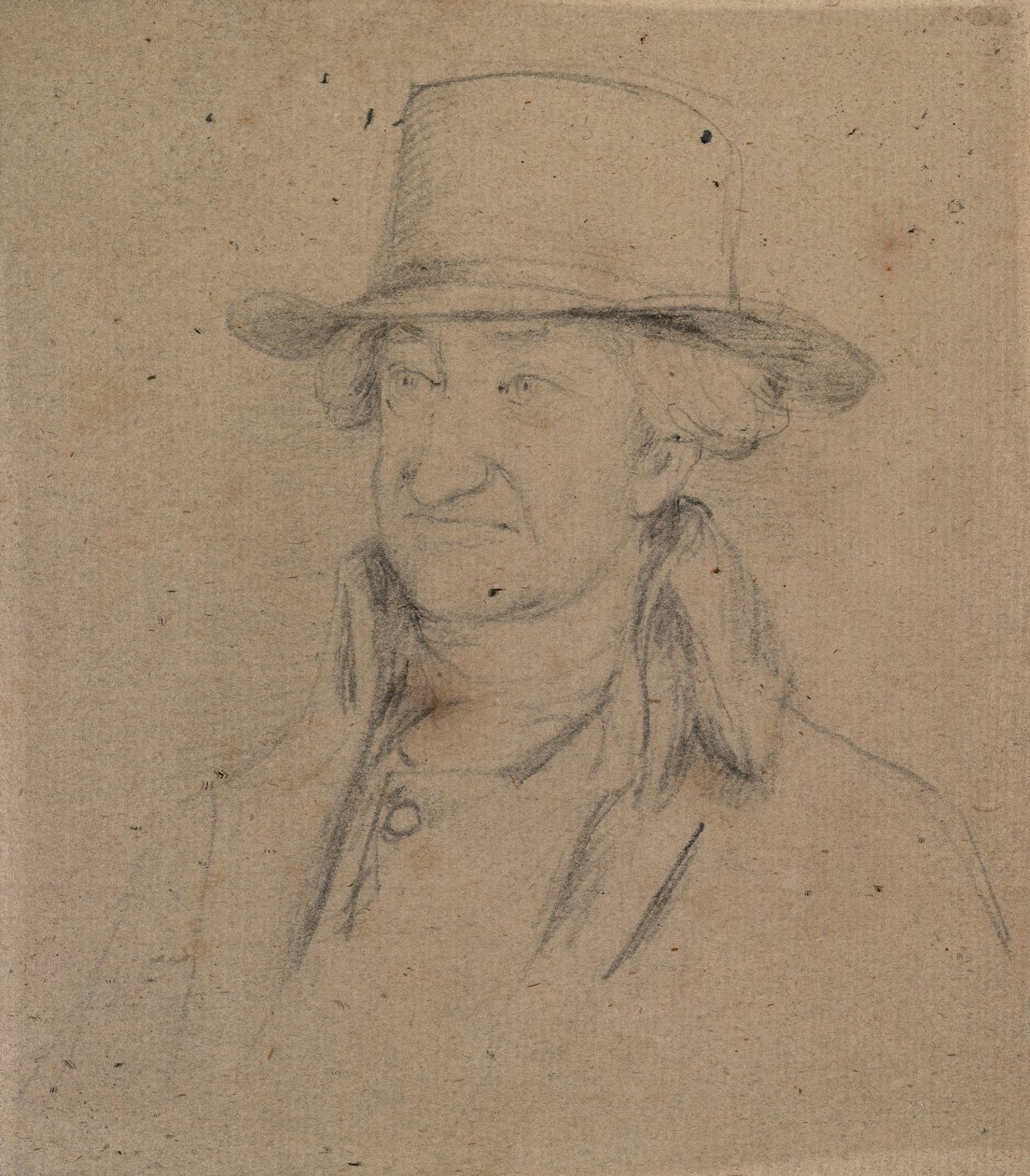 Porträt eines Herrn mit Hut von David Wilkie