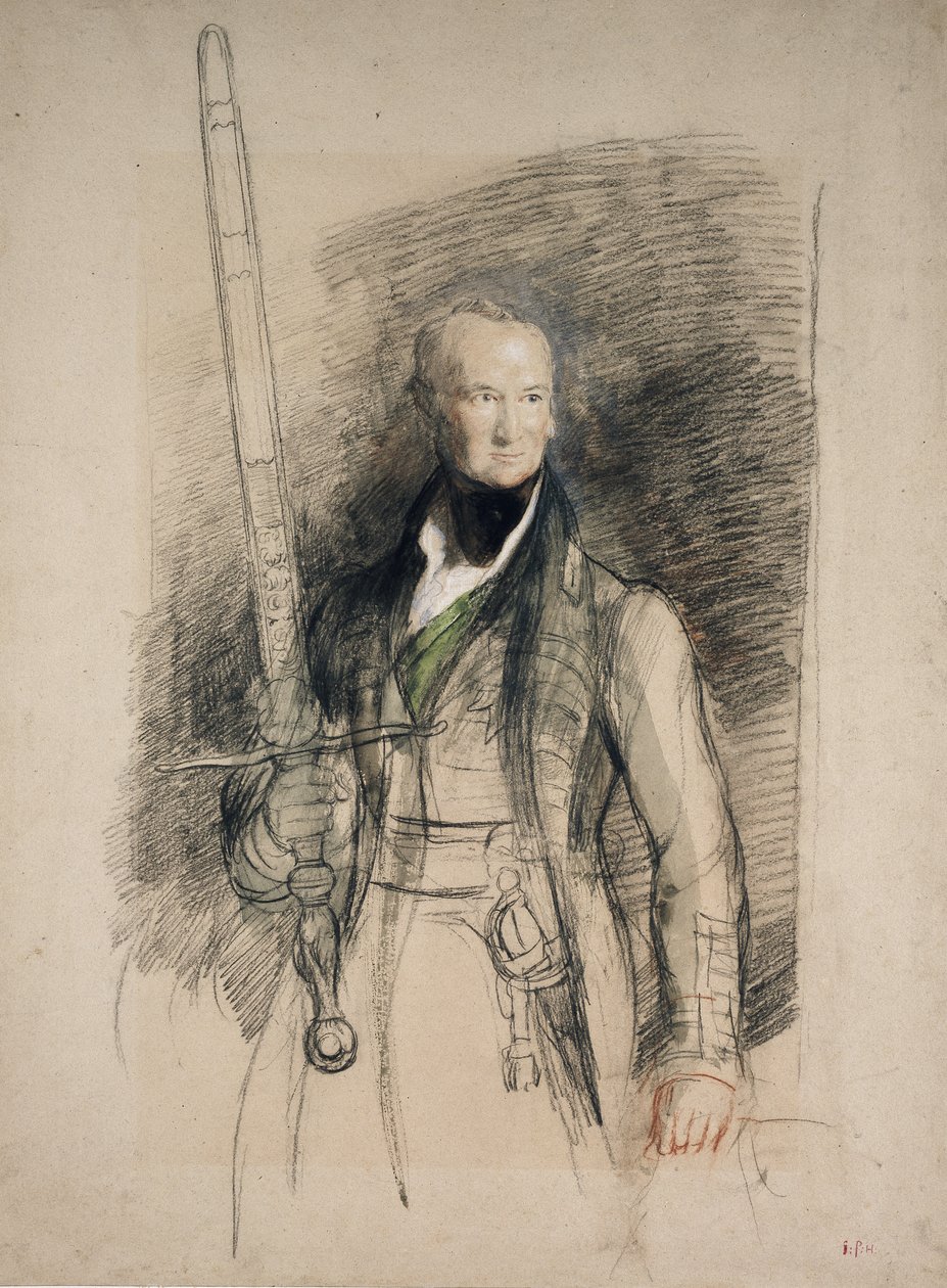 Der Earl of Morton trägt das Staatsschwert, 1824 von David Wilkie