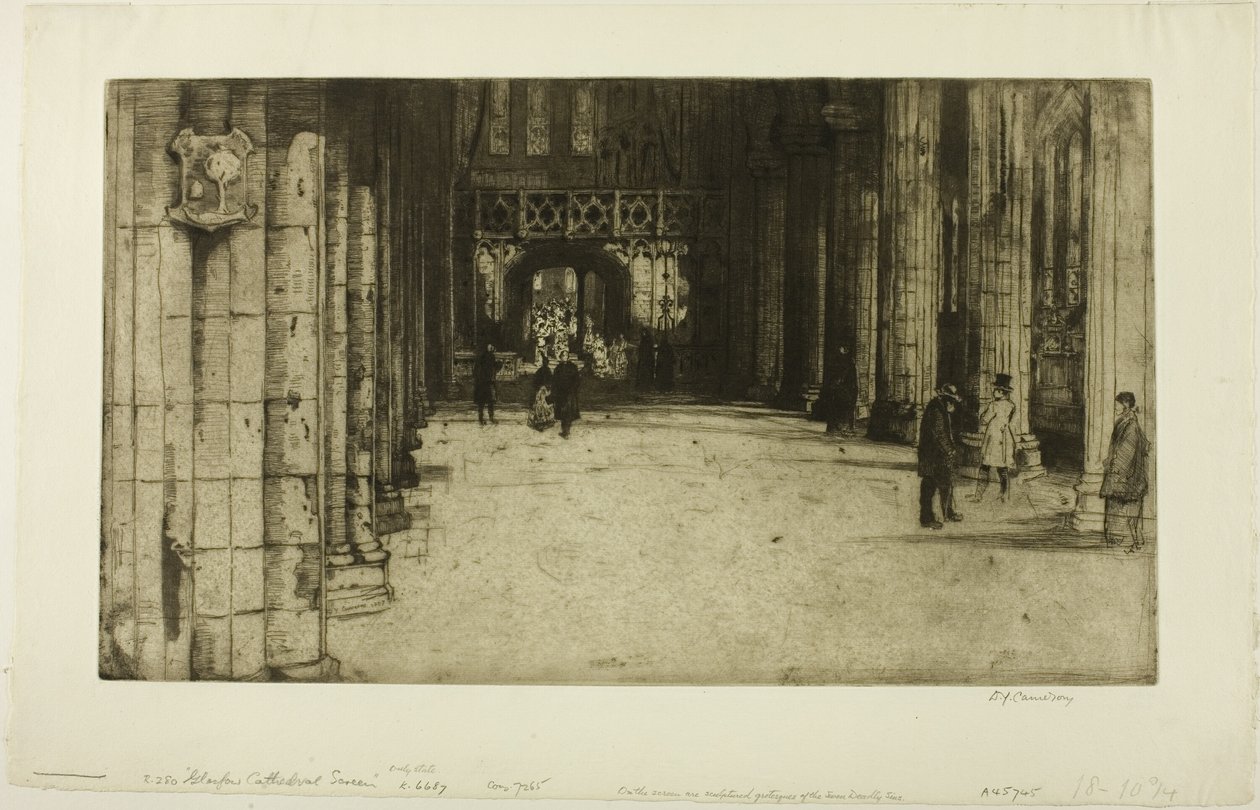 Glasgow Kathedrale Schirm von David Young Cameron